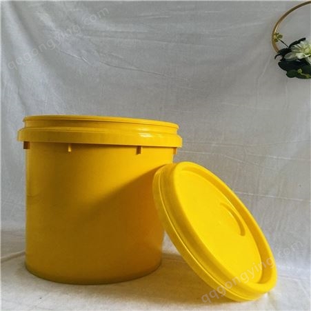 10L手提注塑圆桶 邦旭塑料 加厚化工桶 防水食品级pp塑料桶
