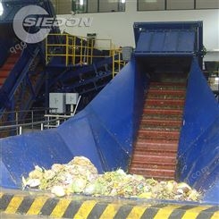 广州希盾螺旋压榨脱水机农贸市场尾菜脱水厨余垃圾处理方案