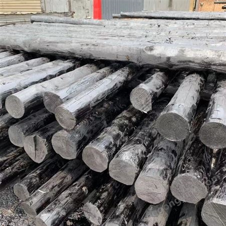 盛金源 供应 油木杆 10米  油炸杆 通信木杆 防腐木杆 生产范围：6-12米