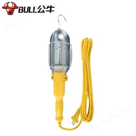 BULL公牛汽修工作灯照明灯罩移动检修工程插座 GN-D1无线/5米/10米