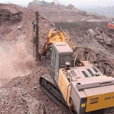 广西桂林挖掘机改装钻机 采石场打孔钻机 岩石破拆欧力特