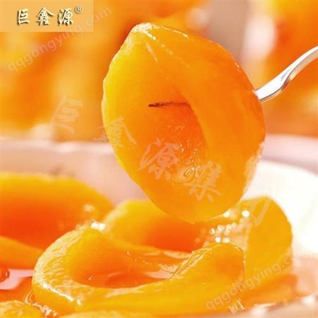 巨鑫源实力厂家 出售水果黄桃罐头 品牌直销 封密罐装批发
