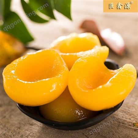 水果黄桃罐头食品 桃罐头休闲山东巨鑫源厂家 出售包邮批发