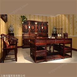 上海红木书柜回收收购红木书架