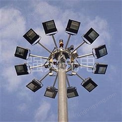 高杆灯球场中杆灯15米20米25米30米高杆路灯广场码头足球场高杆灯