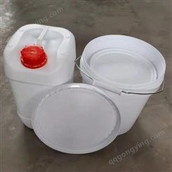 山东庆诺10L塑料桶厂家 10升化工桶价格 10公斤胶桶包装桶