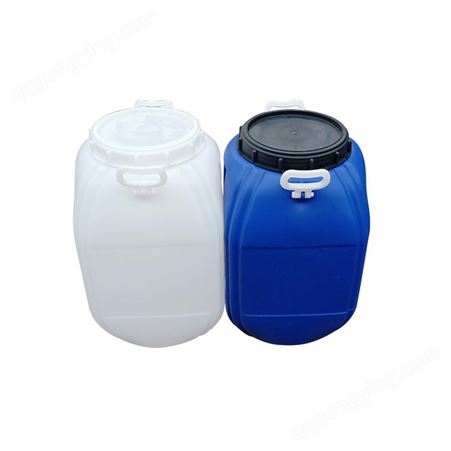 云南厂家生产塑料广口桶 50L广口桶 油墨化工桶 蓝色桶
