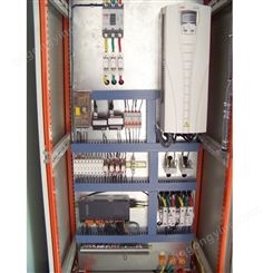 低压变频控制柜厂家电话 定制90KW变频控制柜 低压成套配电柜 PLC控制柜动力柜配电箱 换热站PLC控制柜