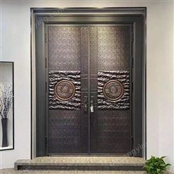普罗盾仿铸铝门入户门可定制仿铸铝家用门量大优惠