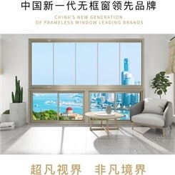 无框阳台窗 全景折叠窗 生产厂家苏州灿宇门窗 CY-ZDC45