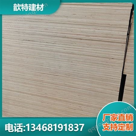 多层板免漆板实木板材 18mm生态板 E1级橱柜衣柜木工家具板