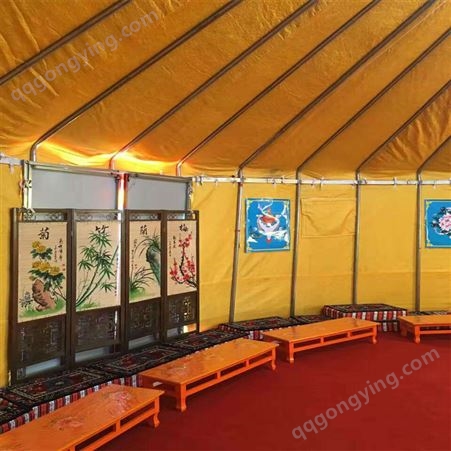 户外蒙古包生产厂专营景区民宿帐篷 产品设施结构简单免装修