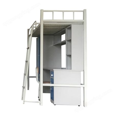 铁艺员工宿舍下柜床公寓单人组合床储物高低铁架床可定制