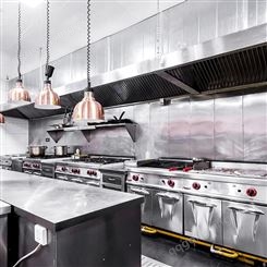 商用厨房设备工程设计 5星商厨 快餐店厨房全套设备