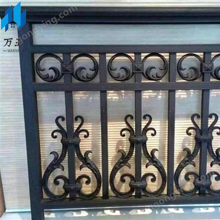 别墅庭院阳台新中式铝艺护栏 镂空雕刻窗花 防护围栏