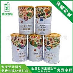 代餐粉罐 五谷杂粮食品罐包装定制 红豆薏米粉铁罐
