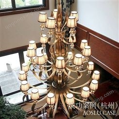 樊灯美式全铜吊灯 美式轻奢客厅卧室餐厅简约创意个性大气后现代艺术灯具