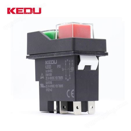 电磁开关 KJD32D IP55 具有突跳功能 通断速度快 抗冲击 阻燃 KEDU
