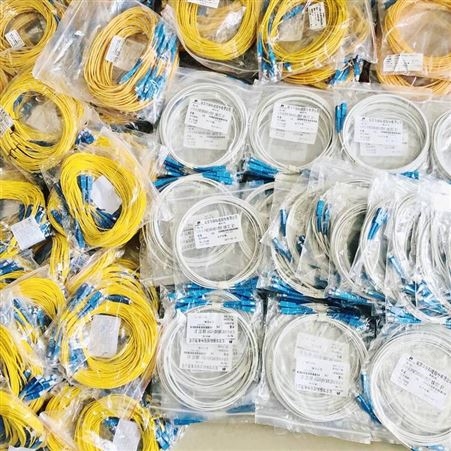 湖北鄂州回收蝶形光缆跳纤 3米SCSC双方单芯单模尾纤跳线