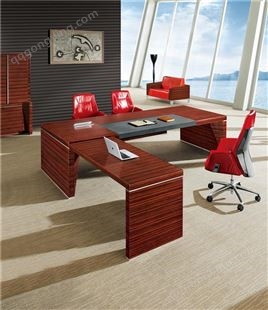 武汉老板桌总裁桌椅组合 实木大班台 实木办公桌Y-B10004