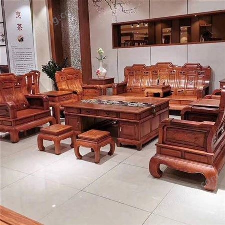 中山缅花家具工厂国色天香系列沙发餐桌大床