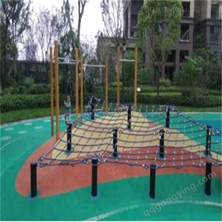重庆攀爬网组合游乐设备公园绳网攀登架儿童体能训练设施