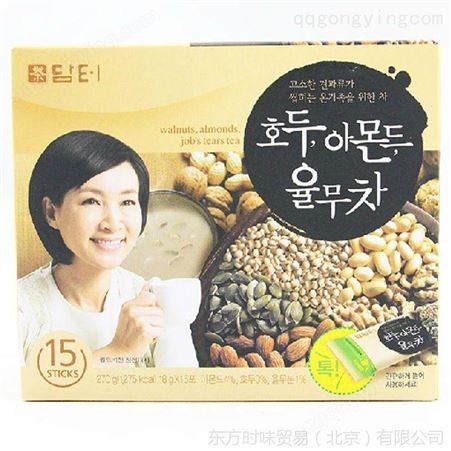 韩国进口食品批发 丹特八宝茶盒装 养生保健五谷茶 270g