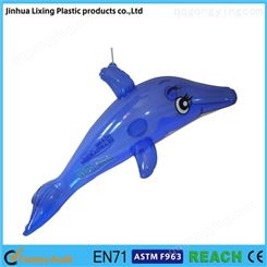 厂家供应PVC吹气玩具 充气海豚 充气鱼