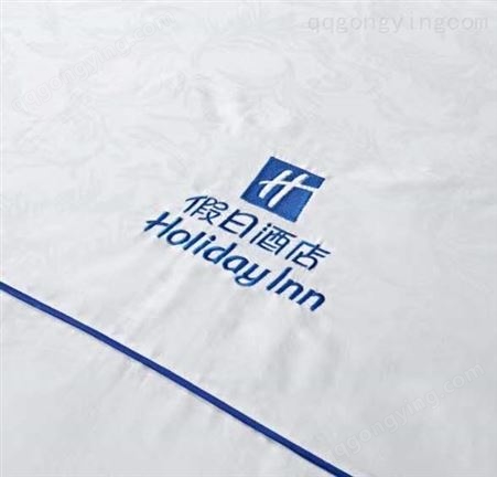 酒店布草 棉田里 酒店60支提花面料枕套被套 生产
